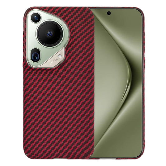 Θήκη για Huawei Pura 70 Ultra, Techsuit, Carbonite FiberShell, Κόκκινο