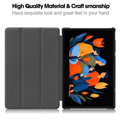 Case for Lenovo Idea Tab Plus, Techsuit, FoldPro Butterfly, Multicolor