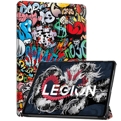 Θήκη για Lenovo Legion Y700 (2025), Techsuit, FoldPro Urban Vibe, Πολύχρωμη