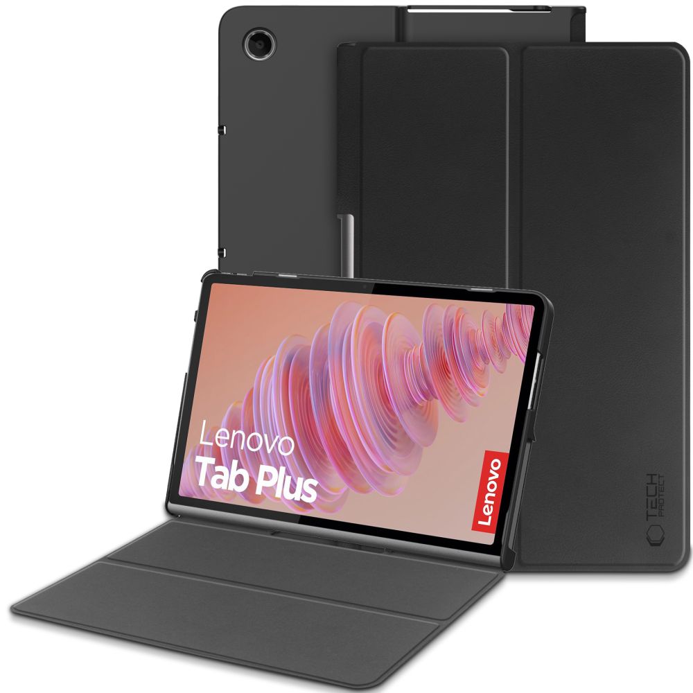 Θήκη για Lenovo Tab Plus 11.5inch, Tech-Protect, SmartCase, Μαύρη