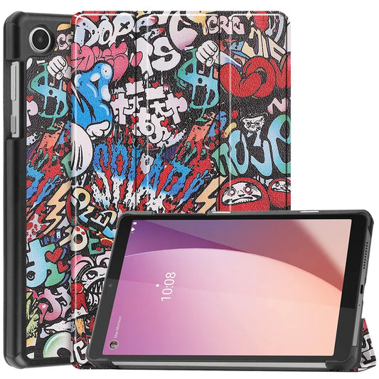 Θήκη για Lenovo Tab M8 (4th Gen), Techsuit, FoldPro Urban Vibe, Πολύχρωμη