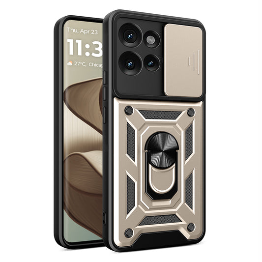 Θήκη για Motorola Edge 50 Fusion, Techsuit, CamShield, Χρυσή
