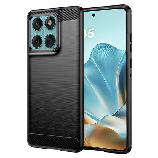Θήκη για Motorola Edge 60 Fusion / Edge 60, Techsuit, Άνθρακας, Μαύρο