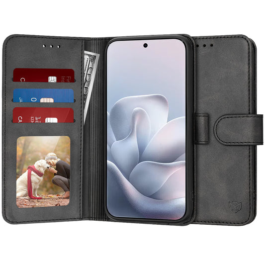 Θήκη για Motorola Edge 70 Fusion, Techsuit, Diary Book, Μαύρη