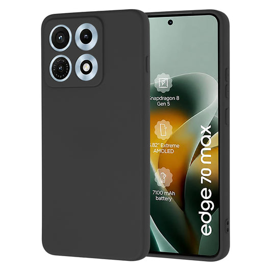 Θήκη για Motorola Edge 70 Max, Techsuit, SoftFlex, Μαύρη