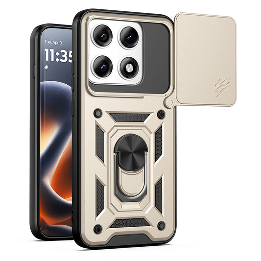 Θήκη για Motorola Edge 70 Pro, Techsuit, CamShield, Χρυσή