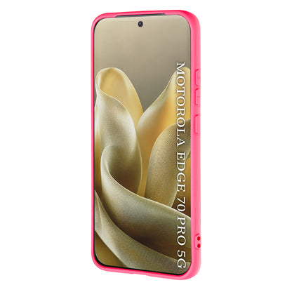 Case for Motorola Edge 70 Pro, Techsuit, SoftFlex, Dark Pink
