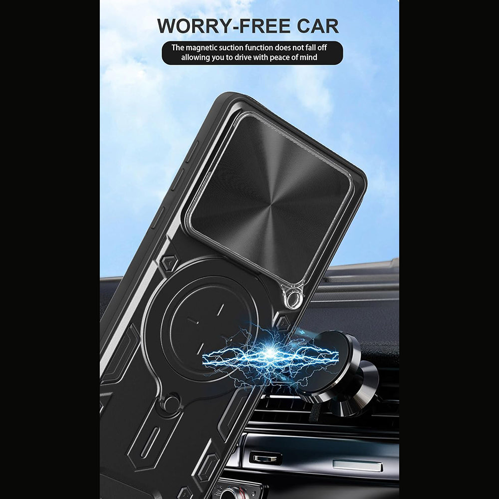 Θήκη για Motorola Edge 70, Techsuit, CamGuard Pro, Κόκκινη