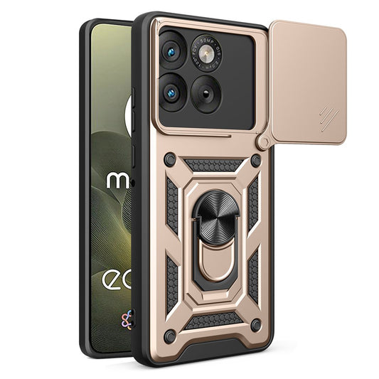 Θήκη για Motorola Edge 70, Techsuit, CamShield, Χρυσή