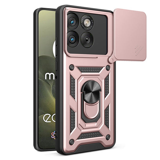 Θήκη για Motorola Edge 70, Techsuit, CamShield, Ροζ Χρυσό