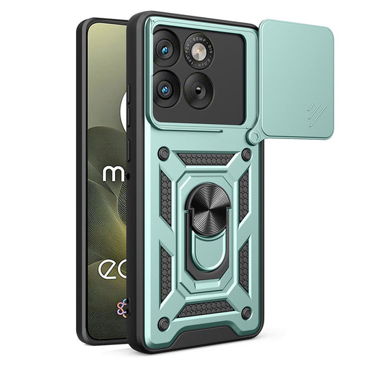 Case for Motorola Edge 70, Techsuit, CamShield, Green