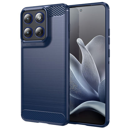 Θήκη για Motorola Edge 70, Techsuit, Καρμπόν, Μπλε