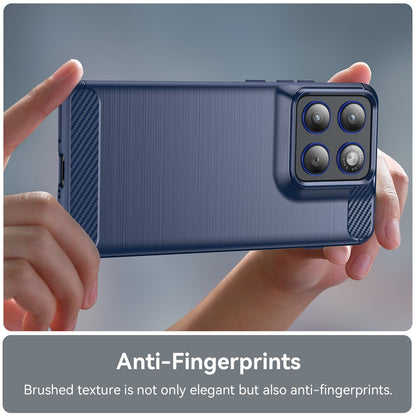 Θήκη για Motorola Edge 70, Techsuit, Καρμπόν, Μπλε