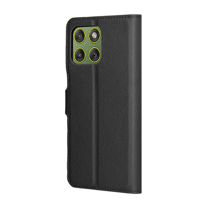 Θήκη για Motorola Edge 70, Techsuit, Leather Folio, Μαύρη
