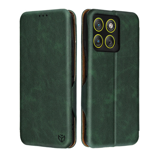 Θήκη για Motorola Edge 70, Techsuit, Safe Wallet Plus, Πράσινη