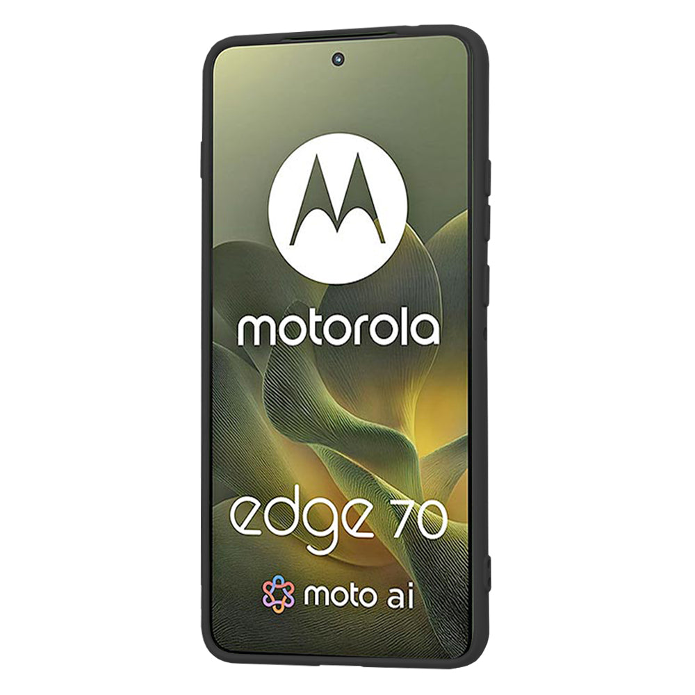 Case for Motorola Edge 70, Techsuit, SoftFlex, Black