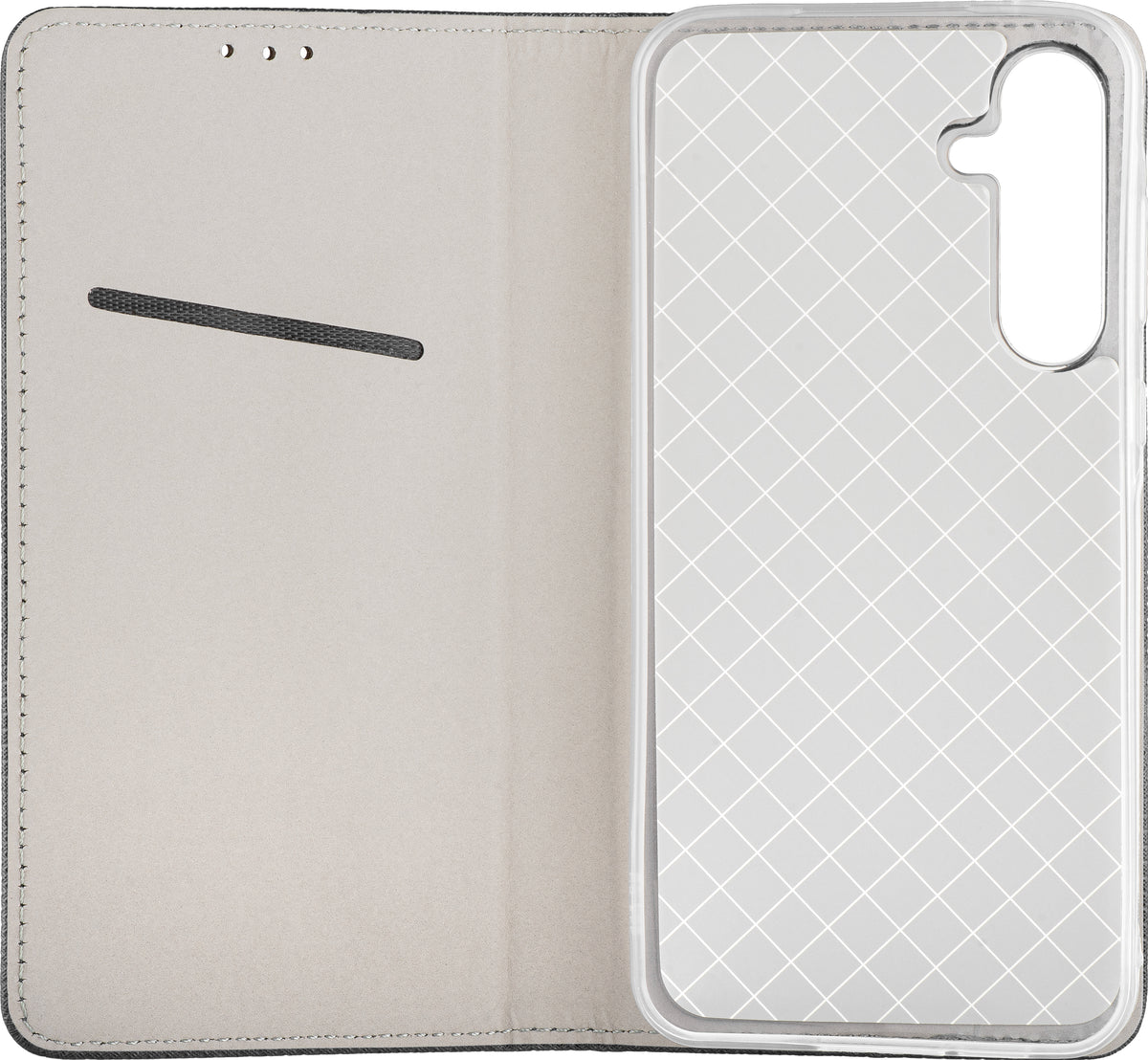 Θήκη για Motorola Moto E14 / G04 / G24, OEM, Smart Magnet, Μαύρη