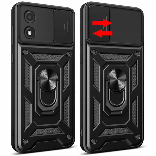 Θήκη για Motorola Moto E13, Techsuit, CamShield, Μαύρο
