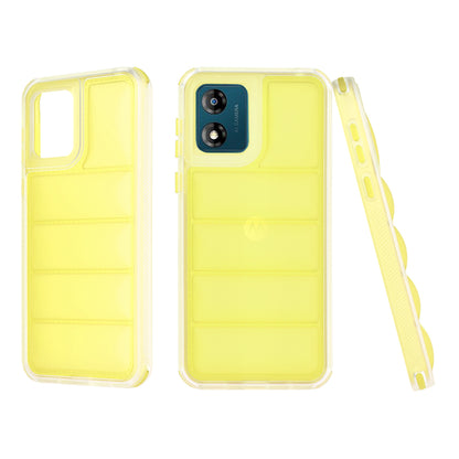 Θήκη για Motorola Moto E13, Techsuit, Wave Shield, Κίτρινη