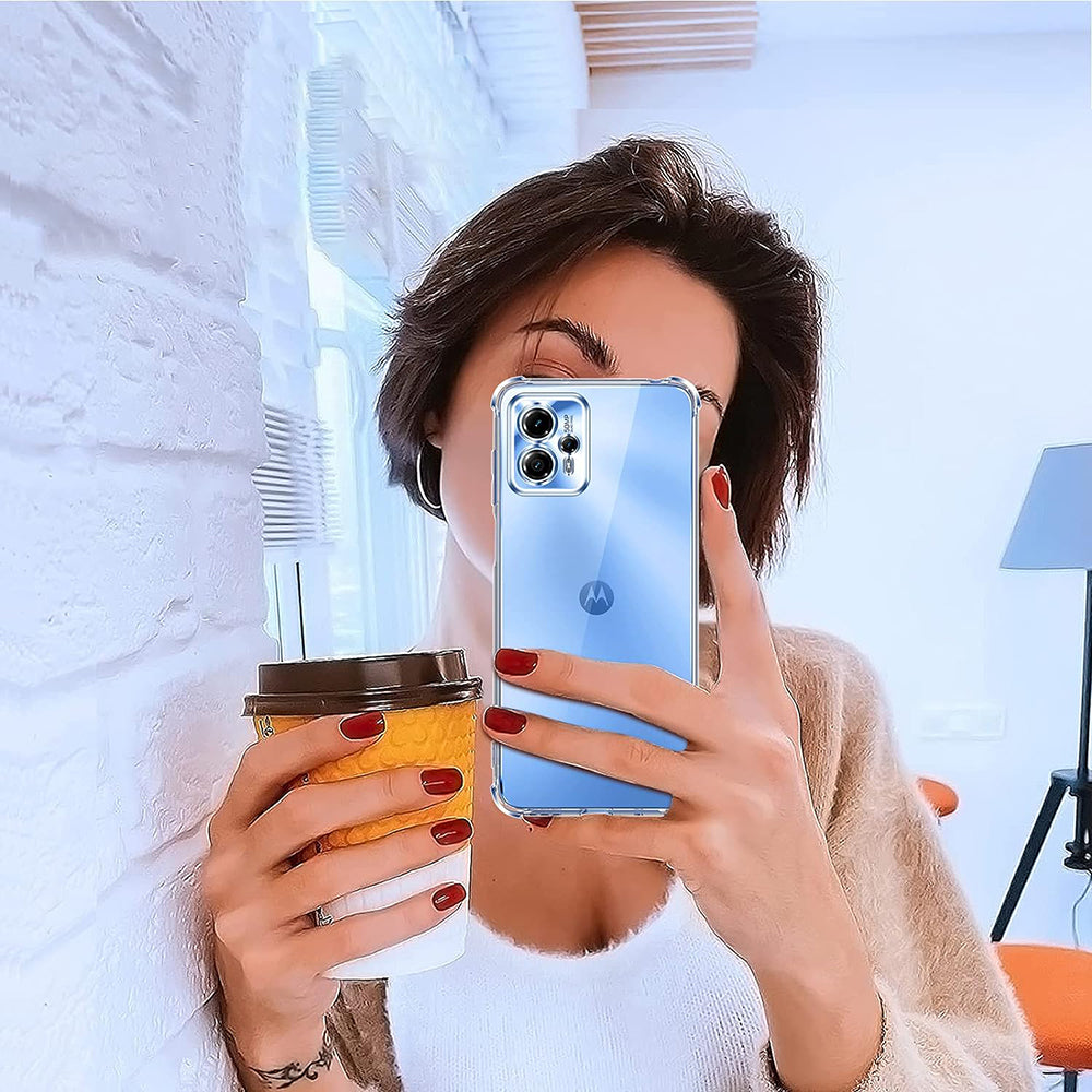 Θήκη για Motorola Moto E15 / G05, Techsuit, Ανθεκτική σε Κρούσεις Διαφανής, Διάφανη
