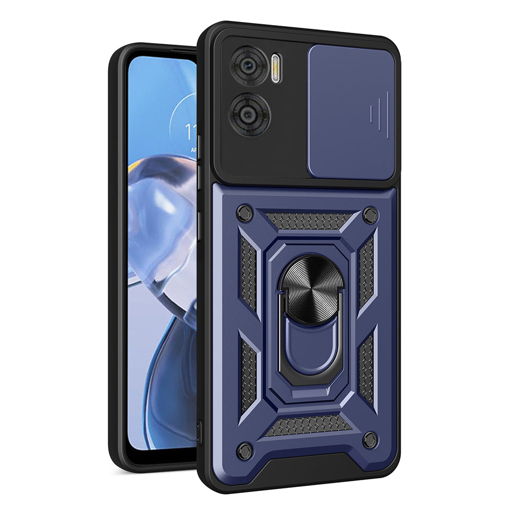 Θήκη για Motorola Moto E22i / E22, Techsuit, CamShield, Μπλε