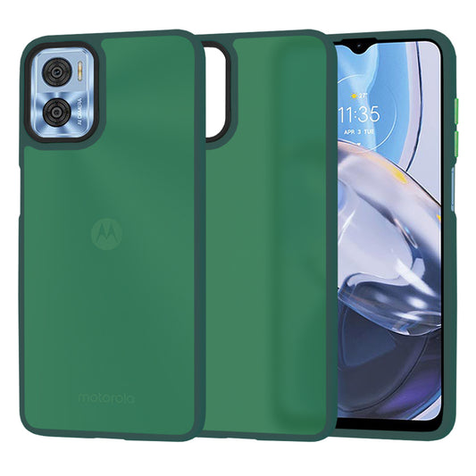 Θήκη για Motorola Moto E22i / E22, Techsuit, HaloFrost, Πράσινο
