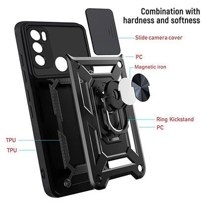 Θήκη για Motorola Moto E40 / E30 / E20, Techsuit, CamShield, Μαύρο