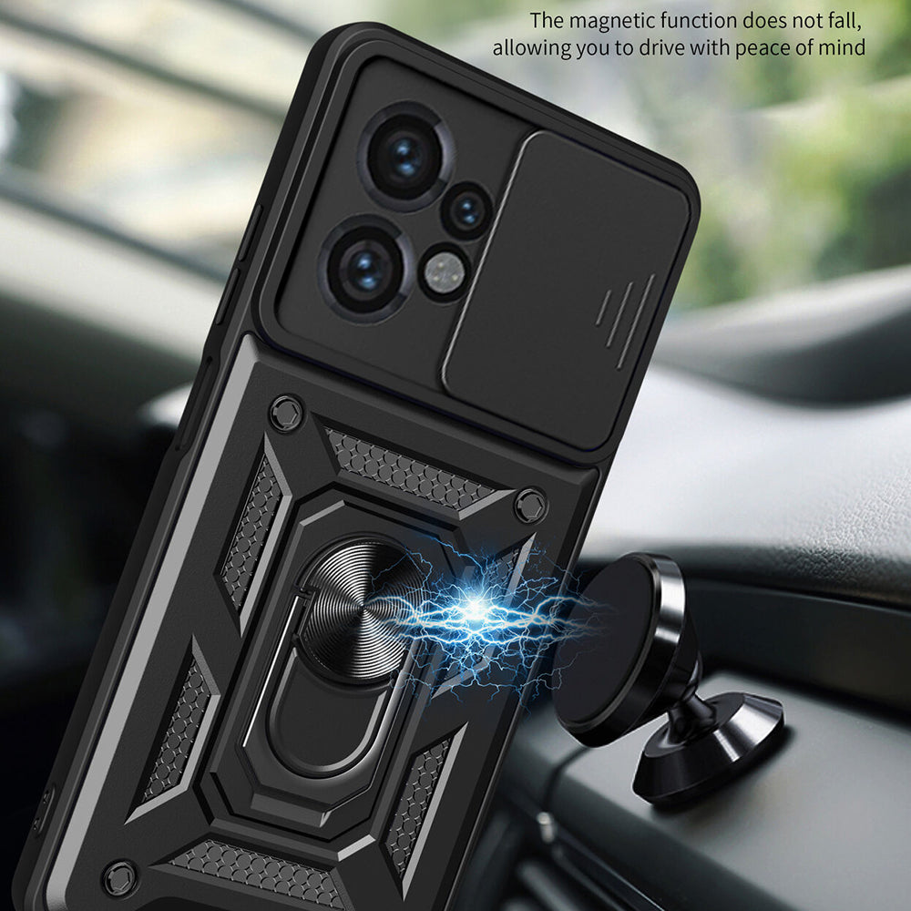 Θήκη για Motorola Moto G04s / E14 / G04 / G24, Techsuit, CamShield, Μαύρο