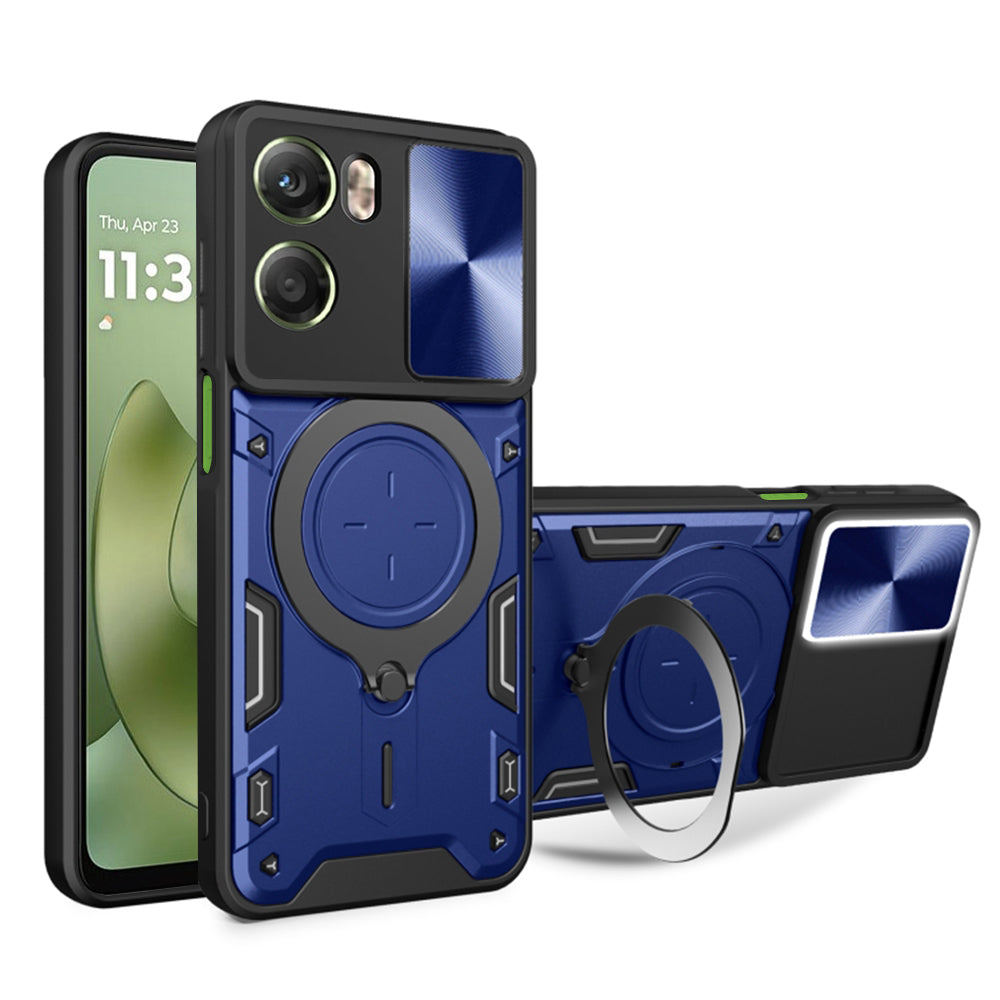 Case for Motorola Moto G06, Techsuit, CamGuard Pro, Blue