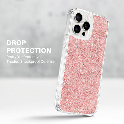 Case for Motorola Moto G14, Techsuit, Sparkly Glitter, Magenta