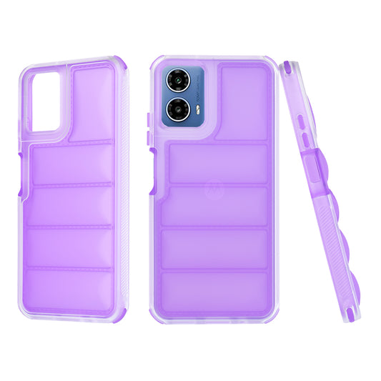 Case for Motorola Moto G45 / G34, Techsuit, Wave Shield, Purple