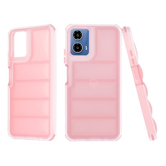 Case for Motorola Moto G45 / G34, Techsuit, Wave Shield, Pink