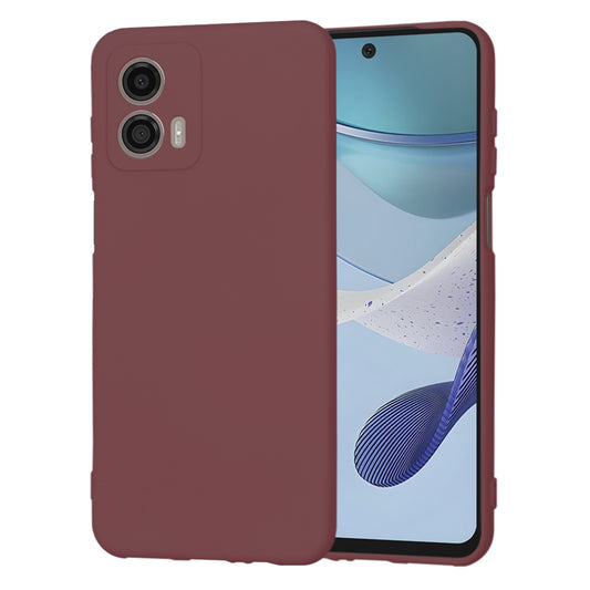 Θήκη για Motorola Moto G53, Techsuit, SoftFlex, Βυσσινί