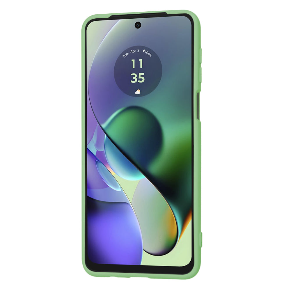 Case for Motorola Moto G64 / G54 Power Edition, Techsuit, SoftFlex, Light Green