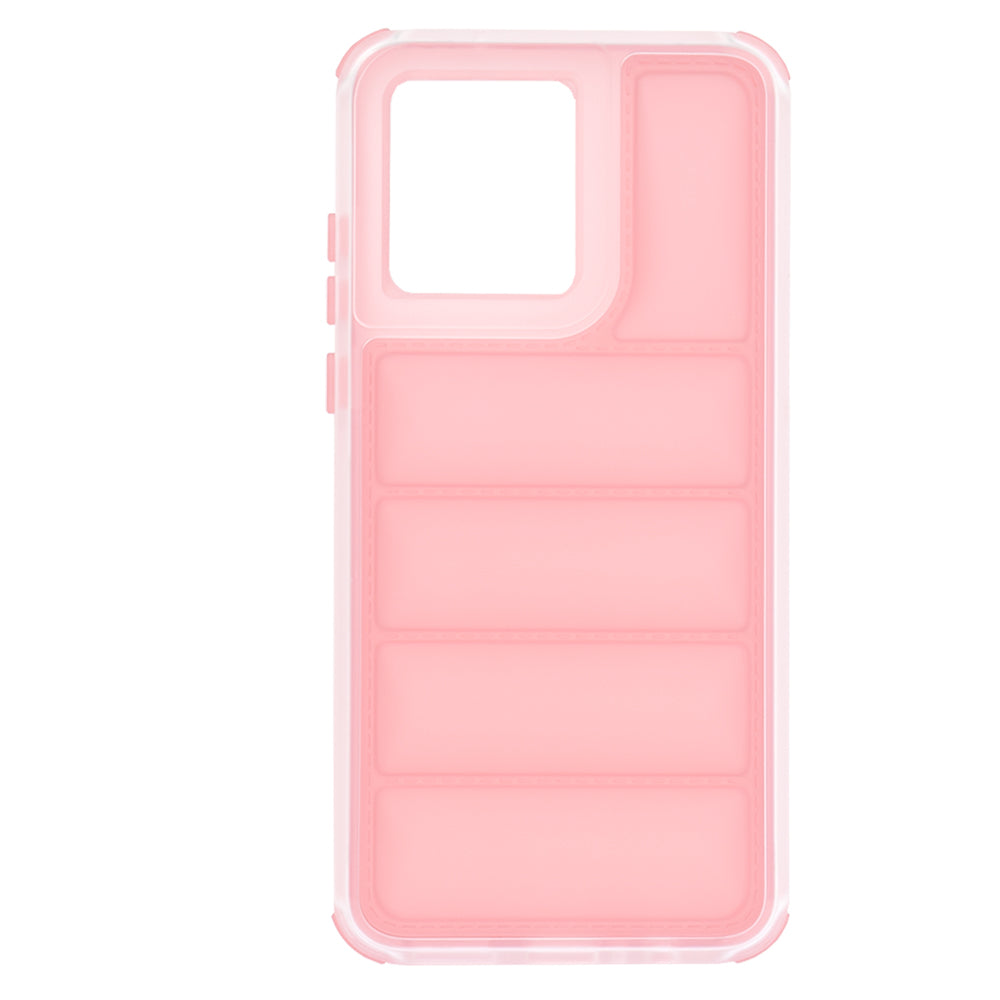 Case for Motorola Moto G84, Techsuit, Wave Shield, Pink