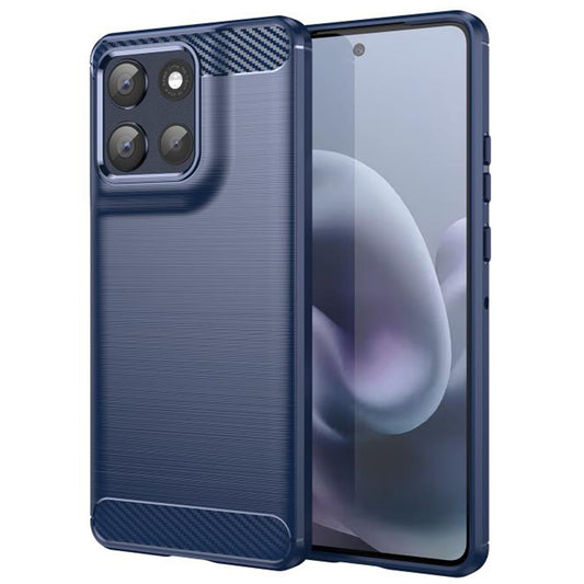 Θήκη για Motorola Moto G86, Techsuit, Carbon, Μπλε