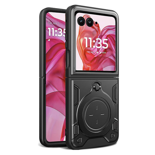 Θήκη για Motorola Razr 50 Ultra, Techsuit, CamGuard Pro, Μαύρη