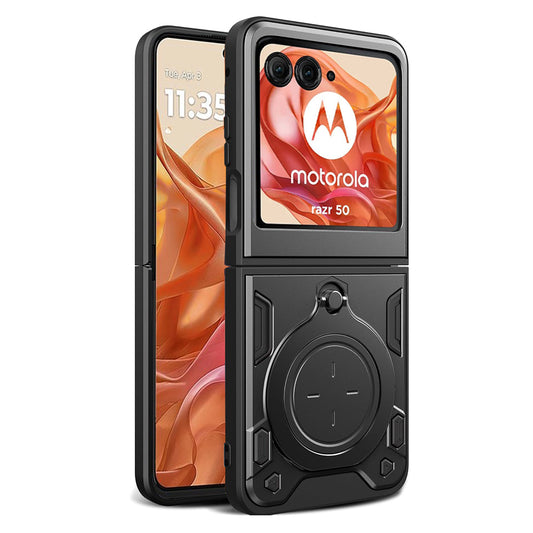 Θήκη για Motorola Razr 60 / Razr 50, Techsuit, CamGuard Pro, Μαύρο