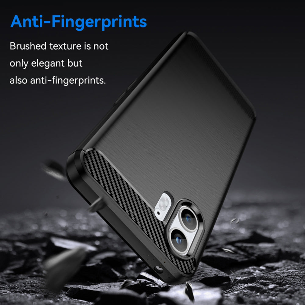 Case for Nothing Phone (2), Techsuit, Carbon, Black