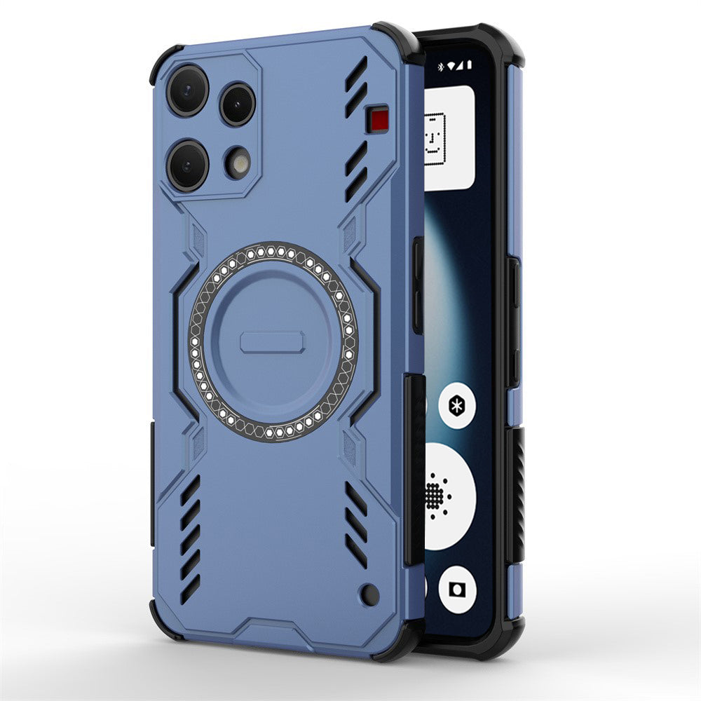 MagSafe Case for Nothing Phone (3a) Lite, Techsuit, ArmorMag, Blue