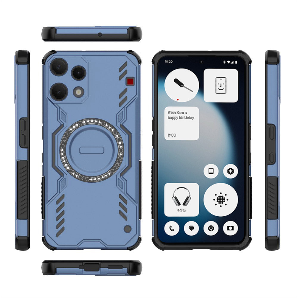 MagSafe Case for Nothing Phone (3a) Lite, Techsuit, ArmorMag, Blue