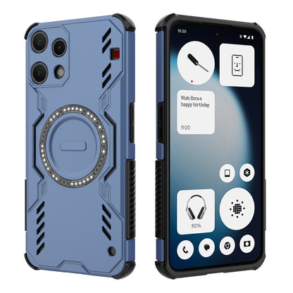 MagSafe Case for Nothing Phone (3a) Lite, Techsuit, ArmorMag, Blue