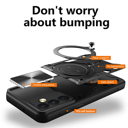 Case for Nothing Phone (3a) Lite, Techsuit, CamGuard Pro, Black
