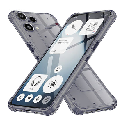 Case for Nothing Phone (3a) Lite, Techsuit, Shockproof Clear, Smoke