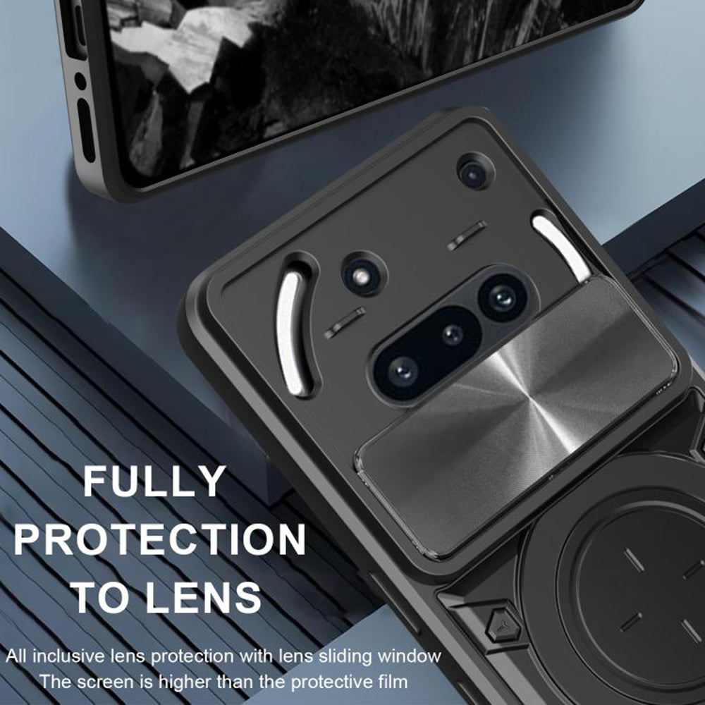 Case for Nothing Phone (3a), Techsuit, CamGuard Pro, Black