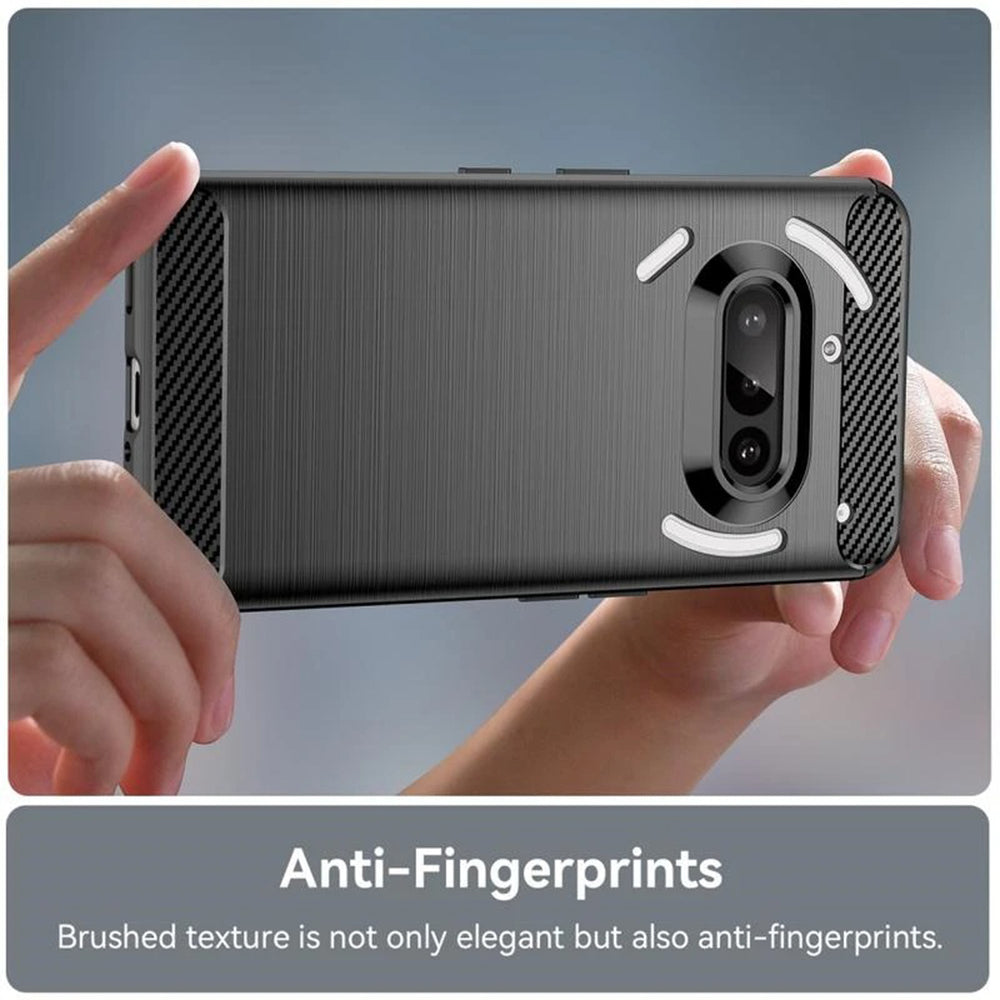 Case for Nothing Phone (3a), Techsuit, Carbon, Black
