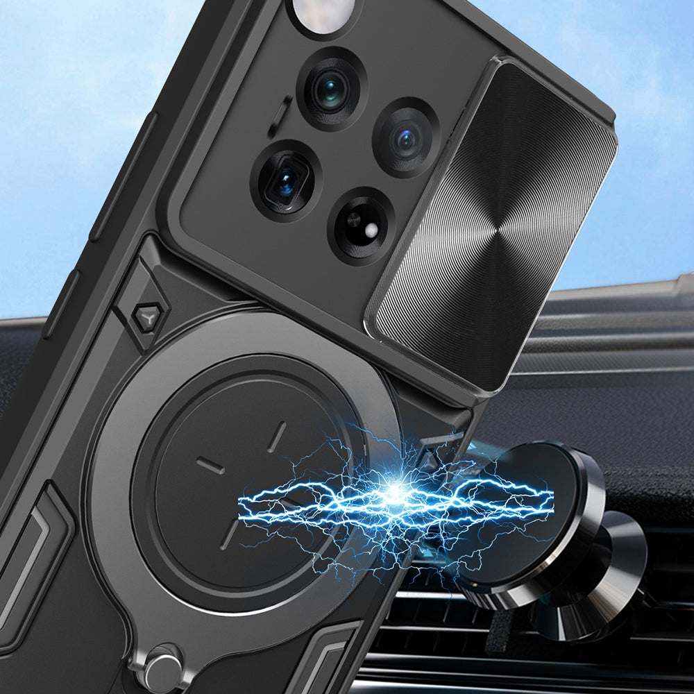 Θήκη για OnePlus 12, Techsuit, CamGuard Pro, Μαύρο