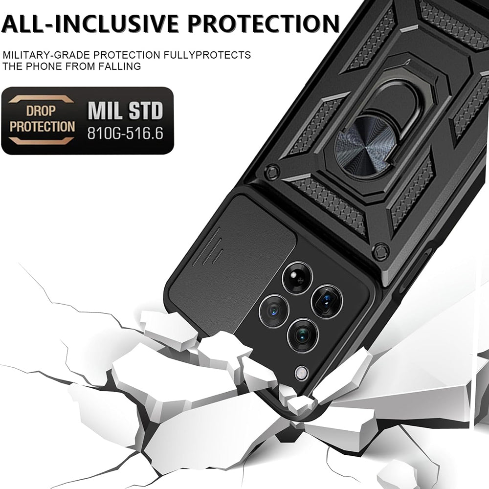 Θήκη για OnePlus 12, Techsuit, CamShield, Μαύρο