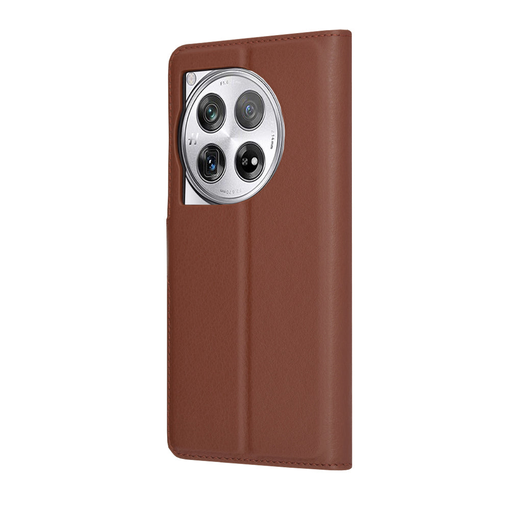 Θήκη για OnePlus 12, Techsuit, Leather Folio, Καφέ