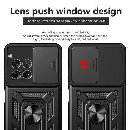 Θήκη για OnePlus 12R, Techsuit, CamShield, Μαύρη